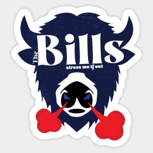 Bills Fans Only- blue Sticker